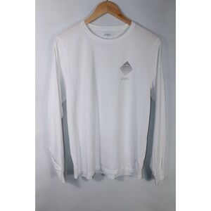 Saturdays NYC Men's Medium White Long Sleeve Crew Neck T-Shirt